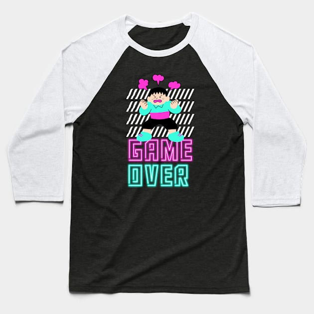 Sleeping By Day Gaming By Night Baseball T-Shirt by LetsGetInspired